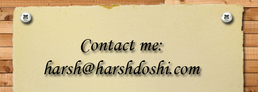 harsh@harshdoshi.com